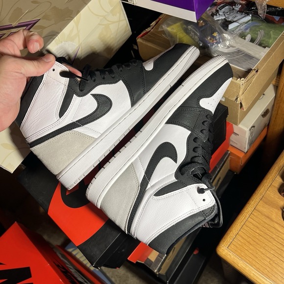 Size 11.5 - Jordan 1 Retro OG High Stage Haze Grey White Black (555088-108)